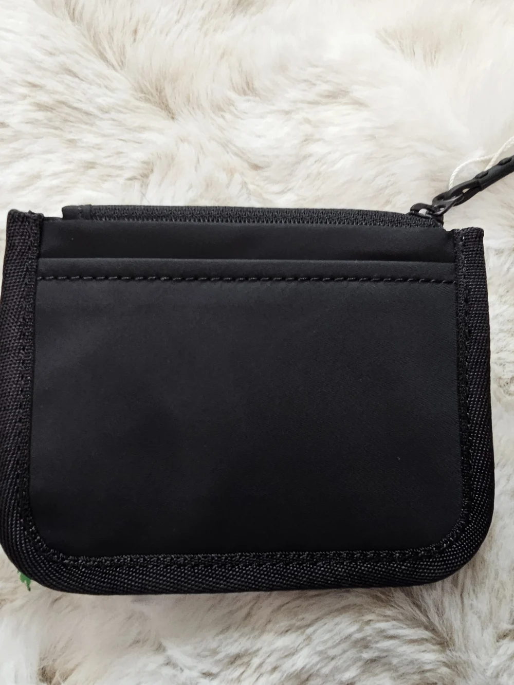 Lululemon‎ True Identity Card Case Black Zip Wallet Card Holder NWT